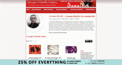 Desktop Screenshot of georgiaokeeffegallery.com